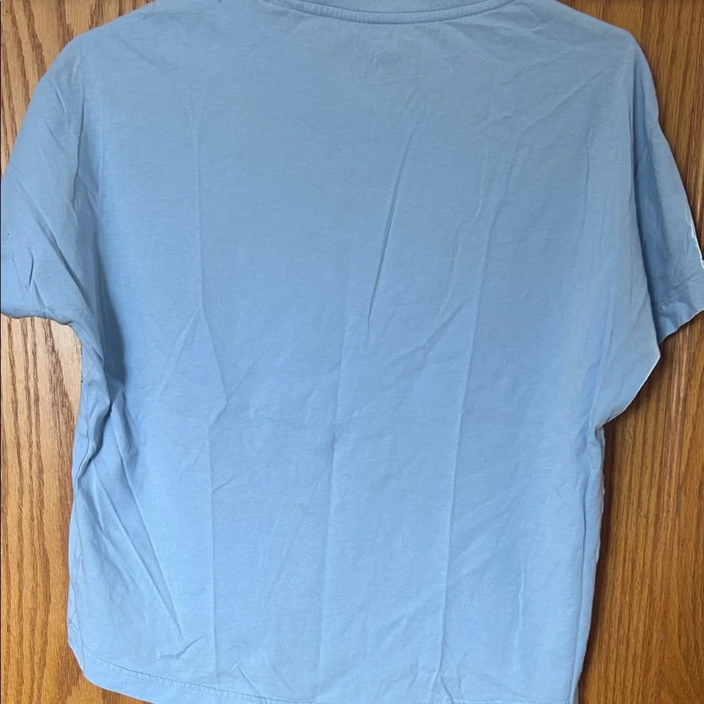 Adidas Women's Short Sleeve Tees in Blue and Light Blue - Picture 3 of 5